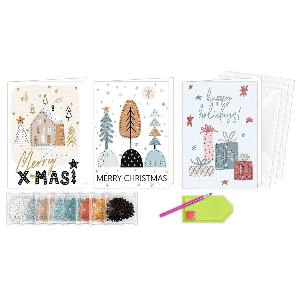 URSUS Sticker URSUS Diamond Painting Karten Cosy X-Mas Bild 3