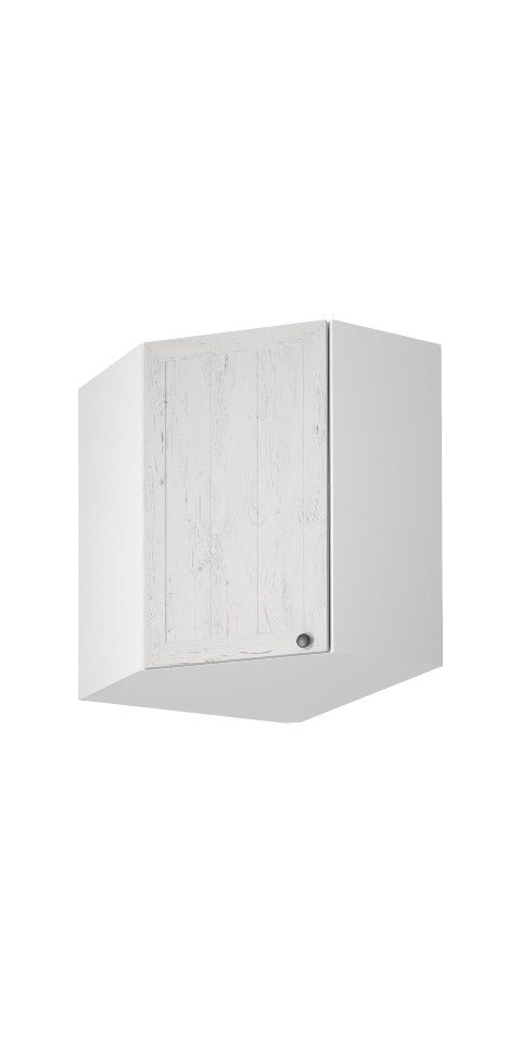 ROYAL24_MARKT Eckhängeschrank - Provence Küchenoberschrank Ecke 60 cm (Packung, 1-St., Serie Provence – G60N) Platzsparend – Elegant – Hochwertig – Modern Bild 2