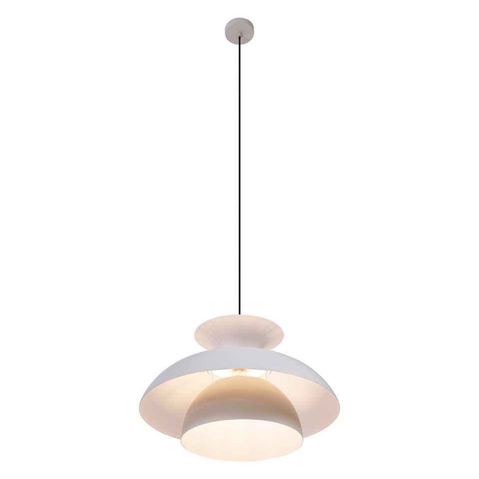 Qazqa Pendelleuchte Titus, ohne Leuchtmittel, Warmweiß, QAZQA Hängeleuchte, e27, Beige, Aluminium, Japandi Bild 3