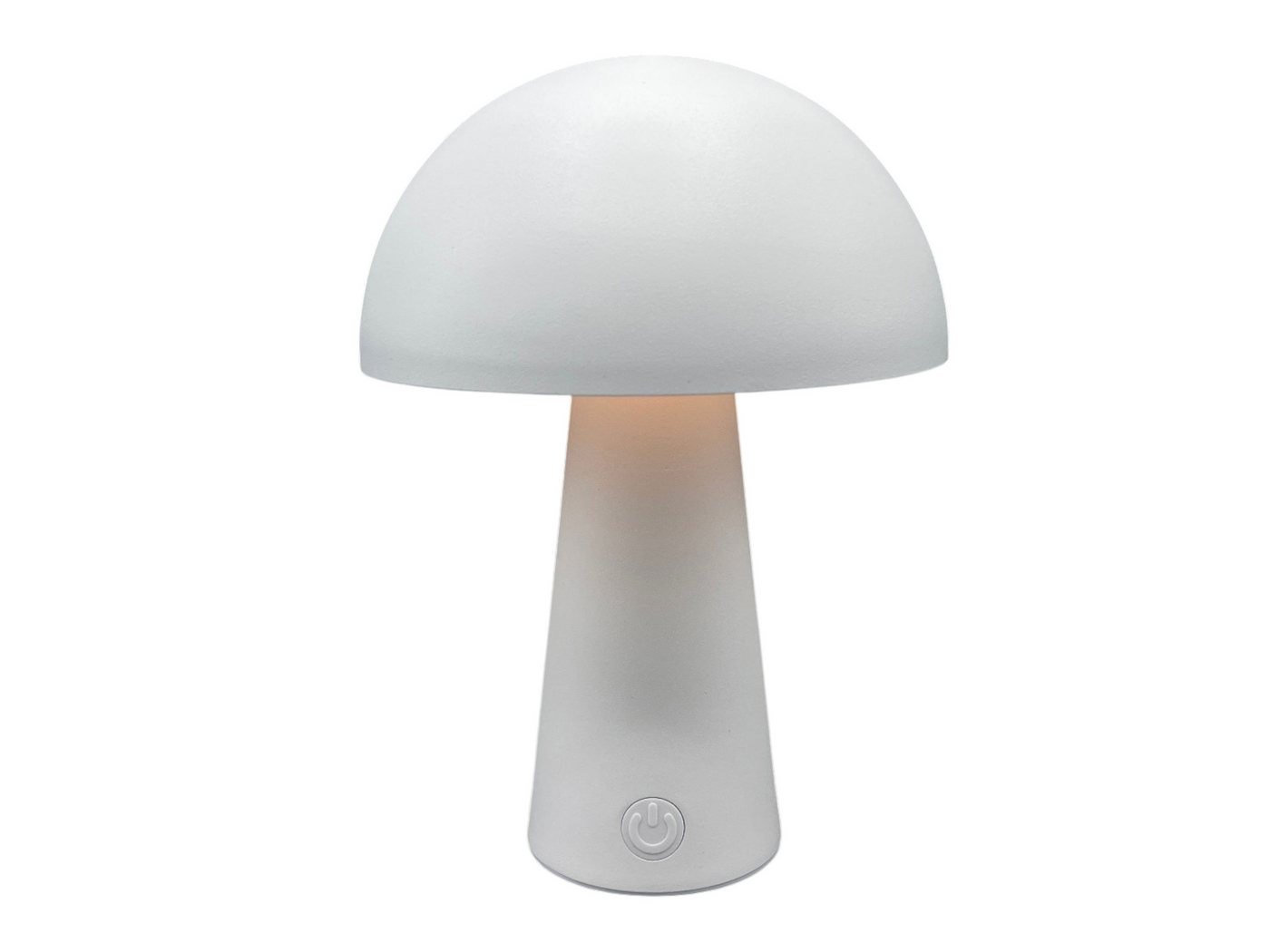 Coen Bakker Deco BV LED Außen-Tischleuchte, Dimmfunktion, LED, warmweiß, kaltweiß, neutralweiß, USB touch dimmbar weiß matt 3 Lichtfarben 15x21cm Bild 5