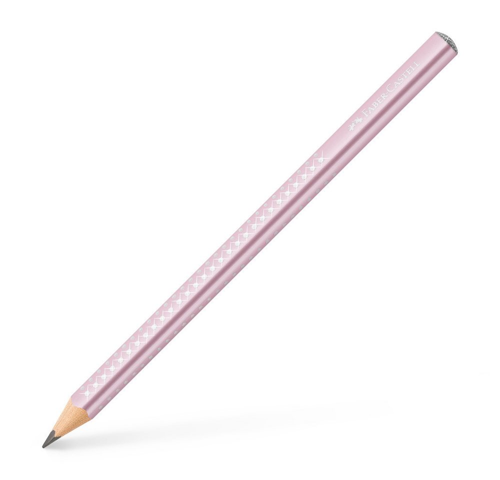 Faber-Castell Bleistift Faber-Castell Jumbo Sparkle Bleistift Rose Metallic