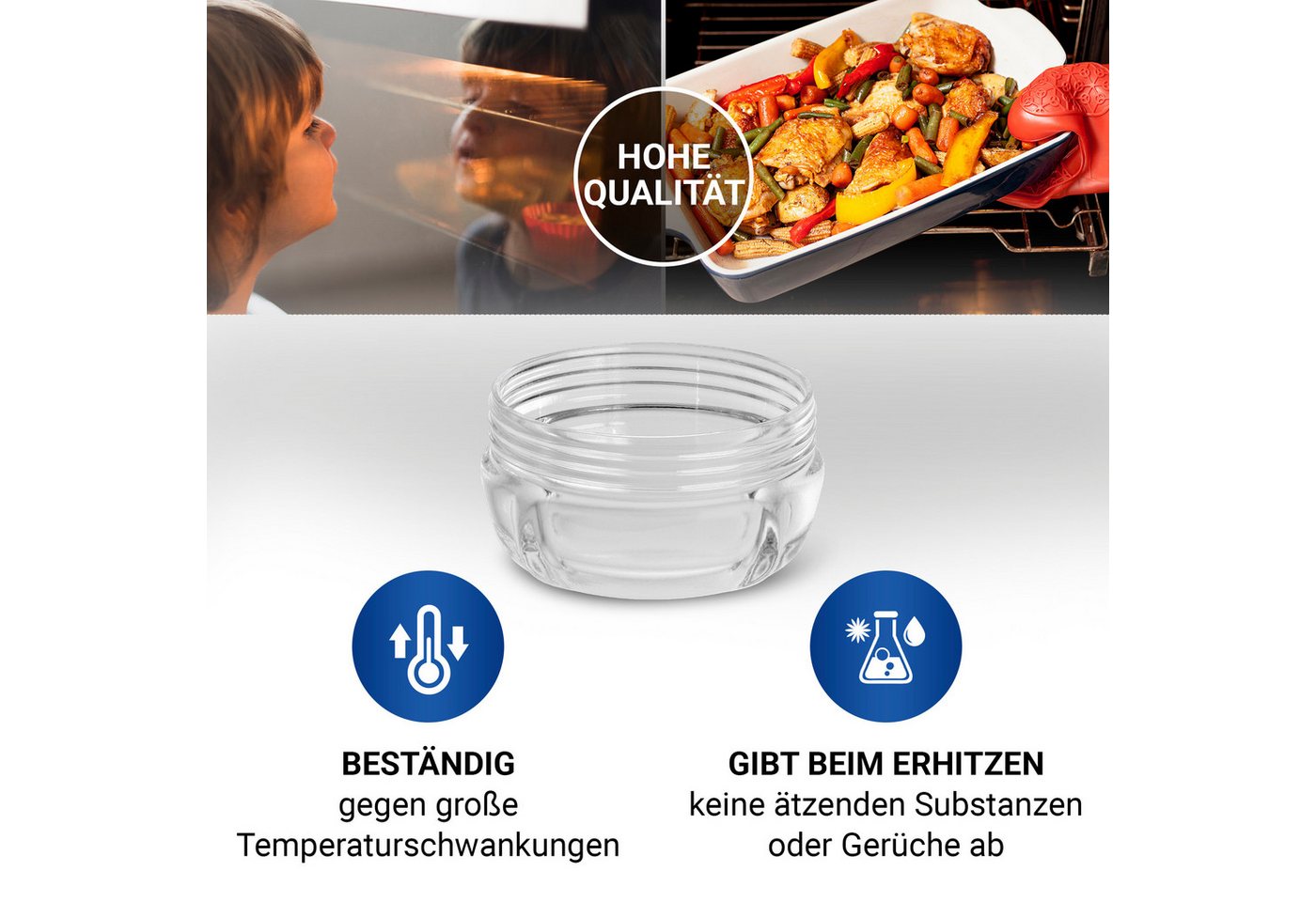 VIOKS Abdeckhaube Lampenabdeckung Ersatz für Bosch 00647309 68mmØ, Glashaube für Backofen Bild 4