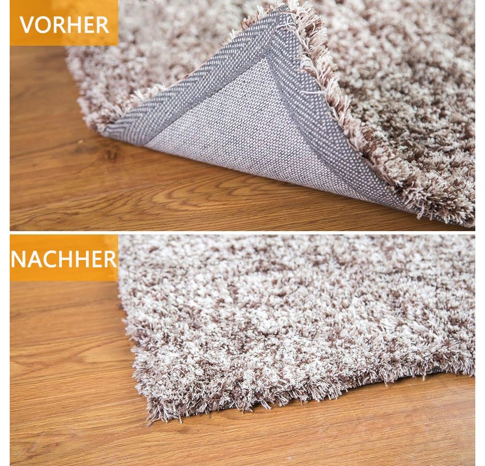 Coonoor Antirutsch Teppichunterlage Teppich Antirutschunterlage Teppich Pads Antirutschmatte, (4-St), für Parkett, Laminat, Fliesen, Kork und Vinyl geeignet Bild 5