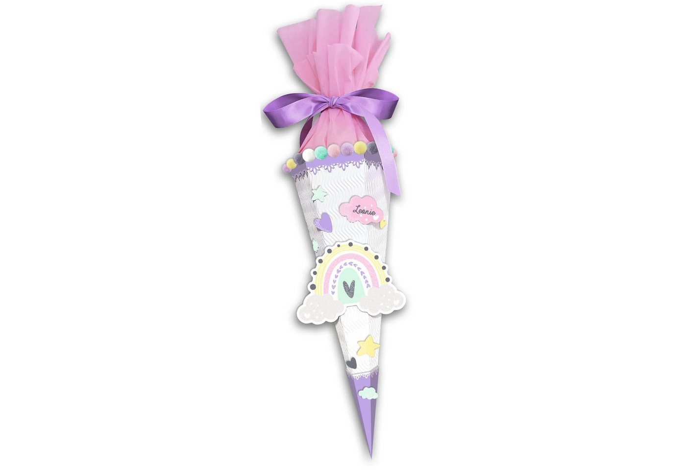 Ursus - Ludwig Bähr Schultüte Ursus Schultüten Bastelset EASY LINE MINI "REGENBOGEN" 41cm Bild 2