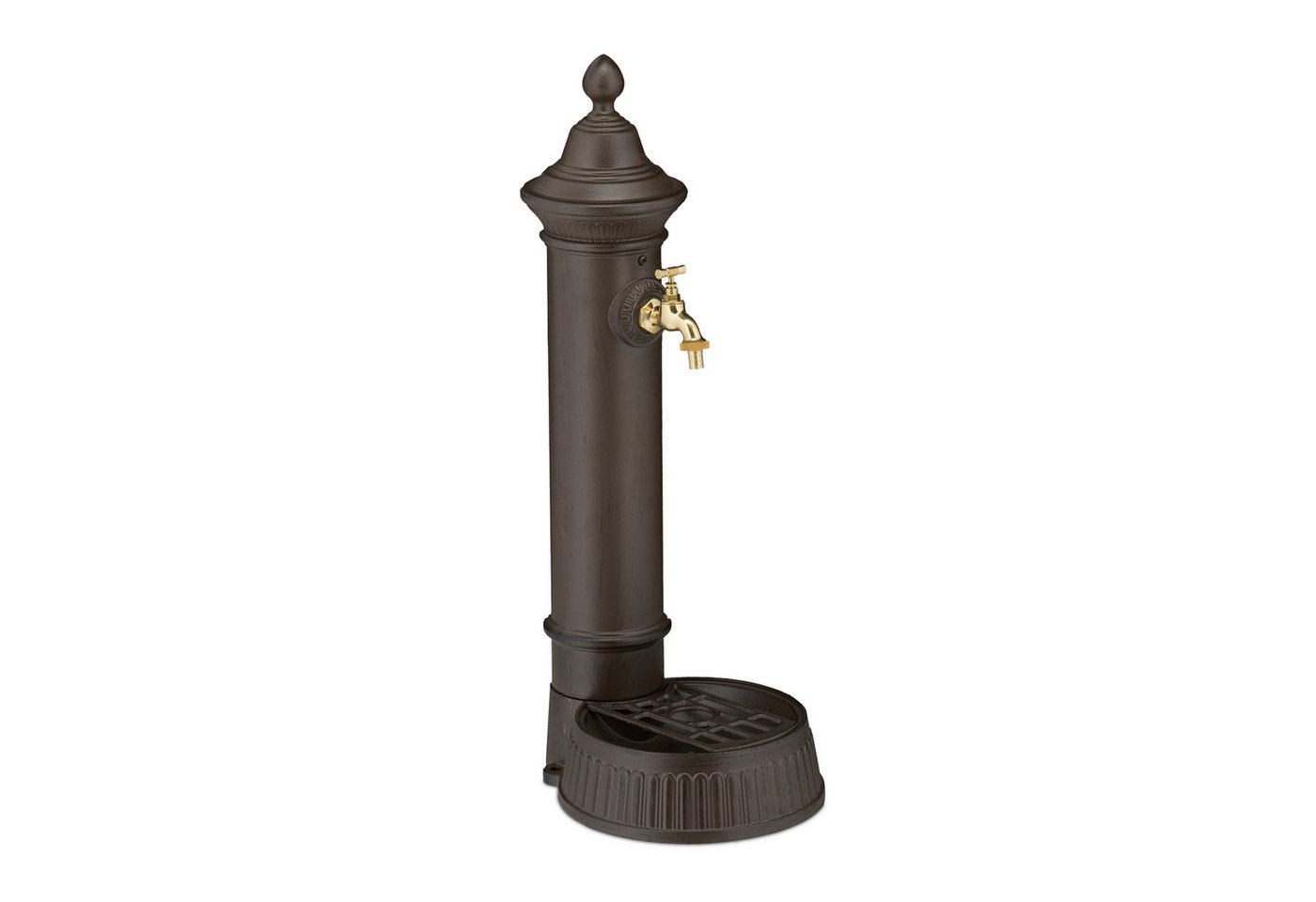 relaxdays Gartenbrunnen Standbrunnen antik 72 cm, 26 cm Breite, (1 tlg)