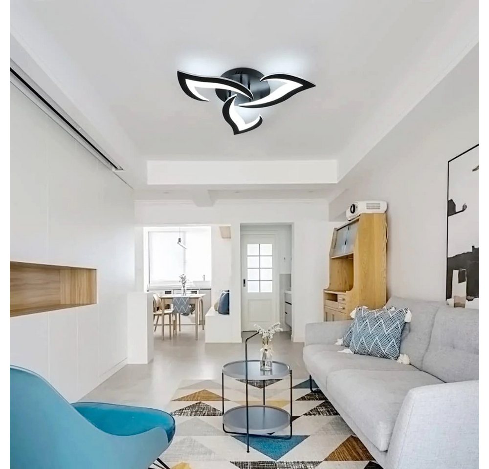 Riserva Wandleuchte Moderne Deckenleuchte im Schwalbenschwanz-Design,schwarz,36W LED 6500K Bild 2