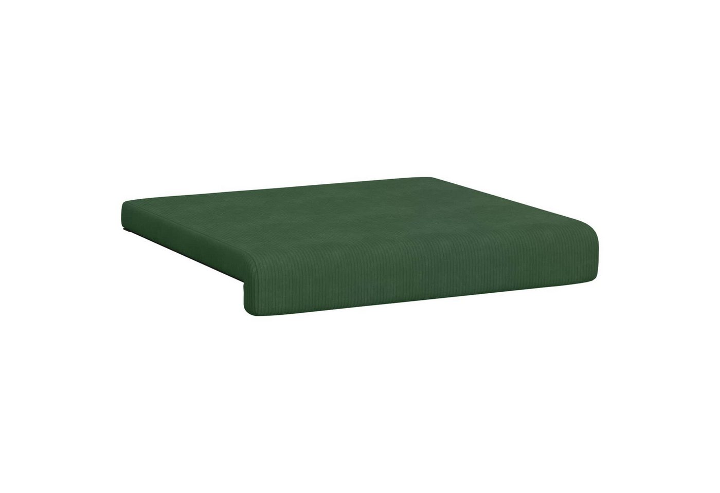 vidaXL Sitzauflage Bankkissen 2 stk. Cord Dunkelgrün Tiefe 35 cm, (2 St) Bild 3