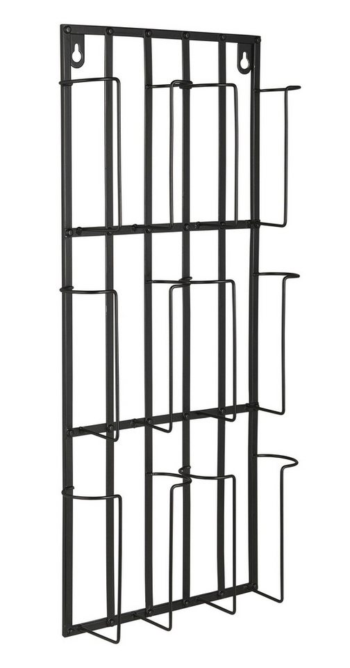 Ib Laursen Wandhalter Ib Laursen - Kartenhalter Kartenwandhalter 22x53x6cm Metall Schwarz