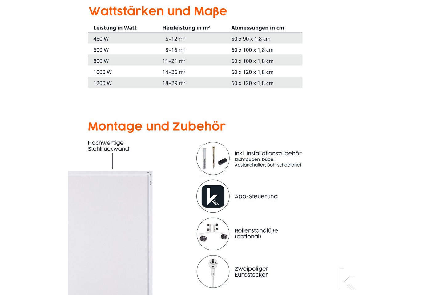 Könighaus Infrarotheizung Orient Edition, Hohe Effizienz, Made in Germany, sehr angenehme Strahlungswärme Bild 5