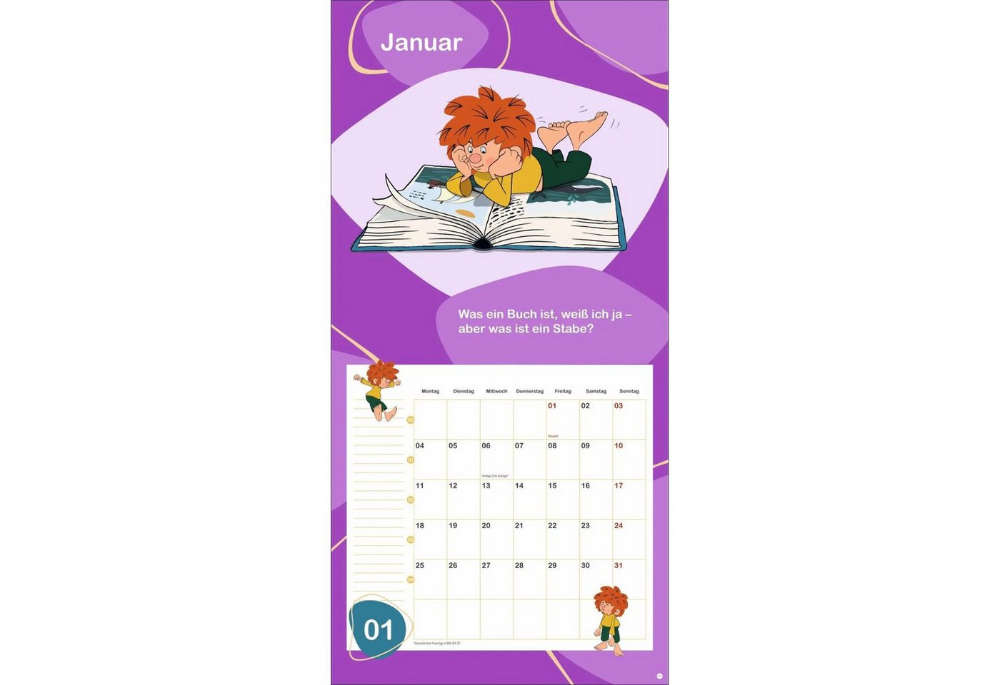 HEYE Wandkalender Pumuckl Broschurkalender 2027 Bild 2
