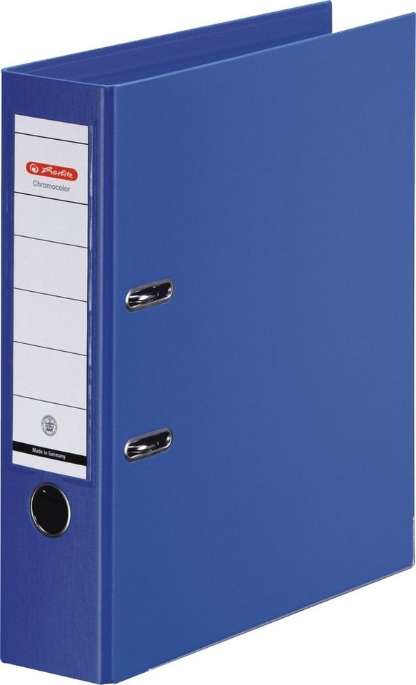 Herlitz Aktenordner Ordner Kunststoff A4 maX.file protect plus 80mm blau (10 Stück)