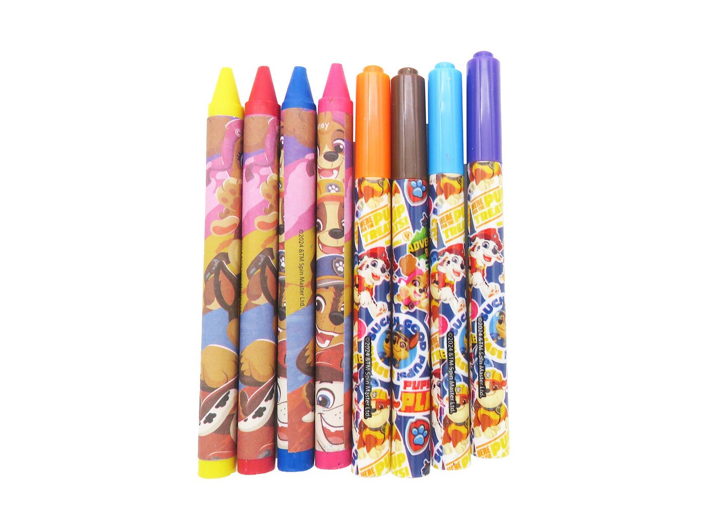 PAW PATROL Zeichenblock Kinder Malstation mit 4 Markern 4 Buntstiften und Papierrolle Bild 5