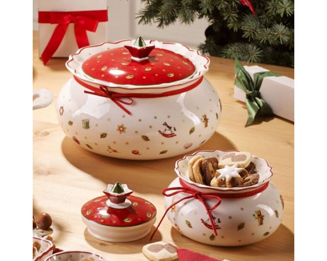 Villeroy & Boch Dose Toy's Delight Weihnachtsgeschirr, 10 cm / 0,52 L