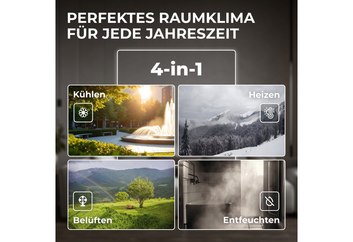 Kältebringer Split-Klimagerät R290 Split Klimaanlage 9.000 BTU (2,8kW) A+++ Bild 2