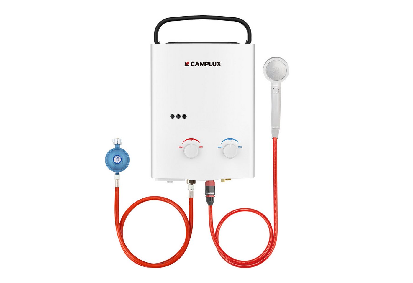 CAMPLUX Durchlauferhitzer AY132-DE, 50 mbar, min. 10 °C, max. 65 °C, LPG Propan 10 kW Durchlauferhitzer für Wohnmobil, Camping & Dusche Bild 5