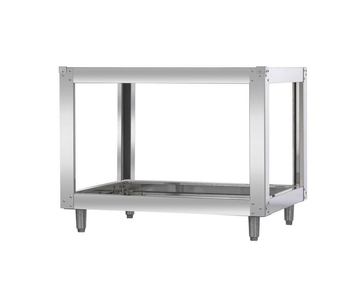 GastroHero Gasgrill Untergestell Edelstahl für Pizzaofen ECO PZO-ECO6L mit Ablage, Edelstahl, mit Zwischenboden, für Pizzaofen ECO