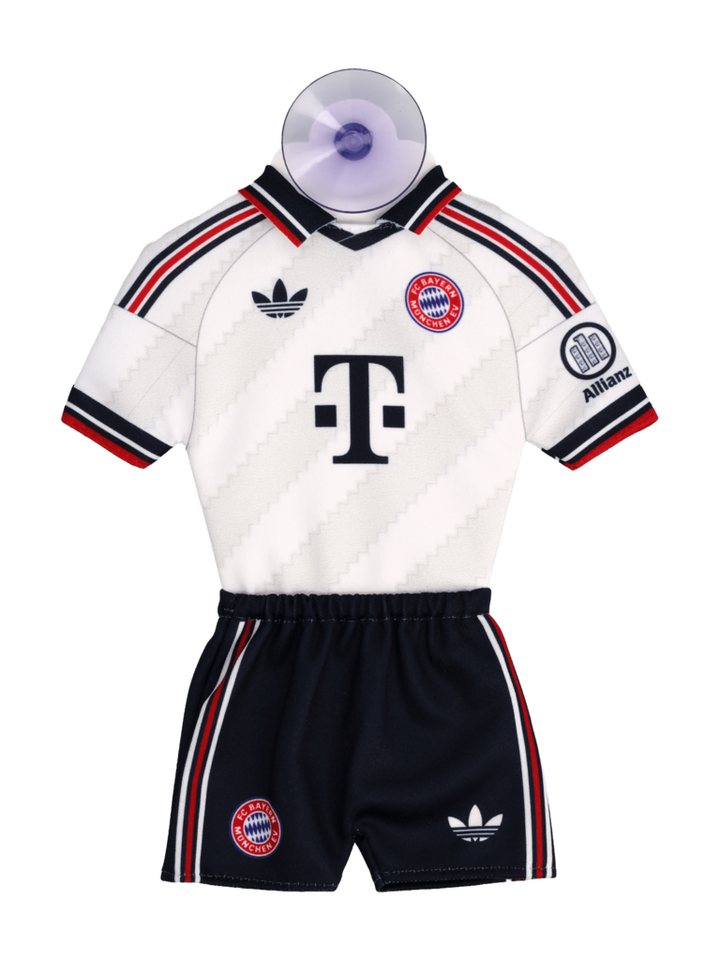 FC Bayern München Kennzeichenhalter FC Bayern München I Auto Mini Kit Away 2026-27 I Weiß Bild 2