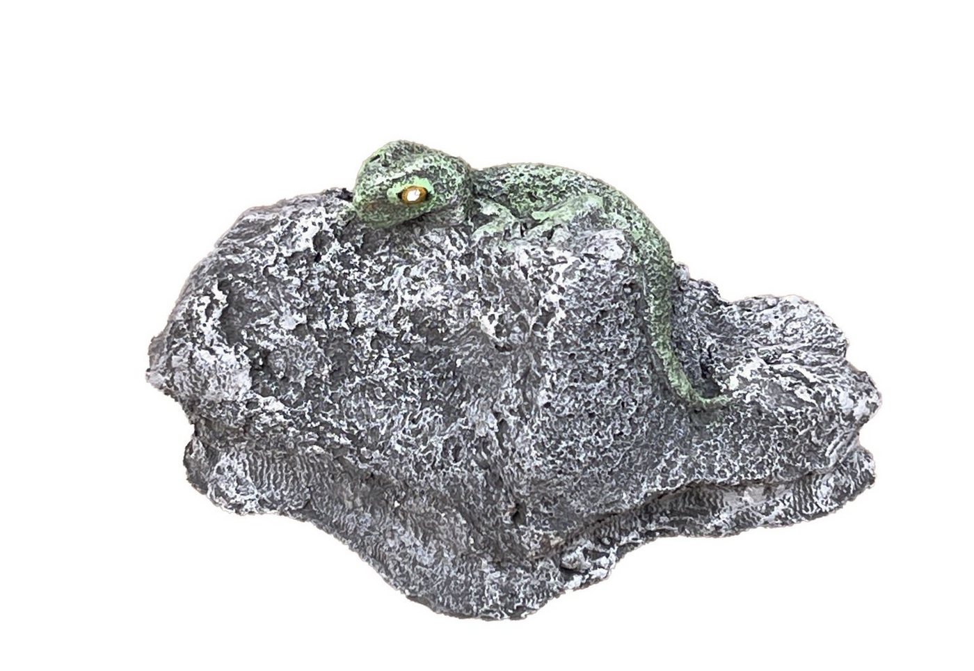 Stone and Style Gartenfigur Frostfeste Steinfigur Gecko auf Stein Bild 3