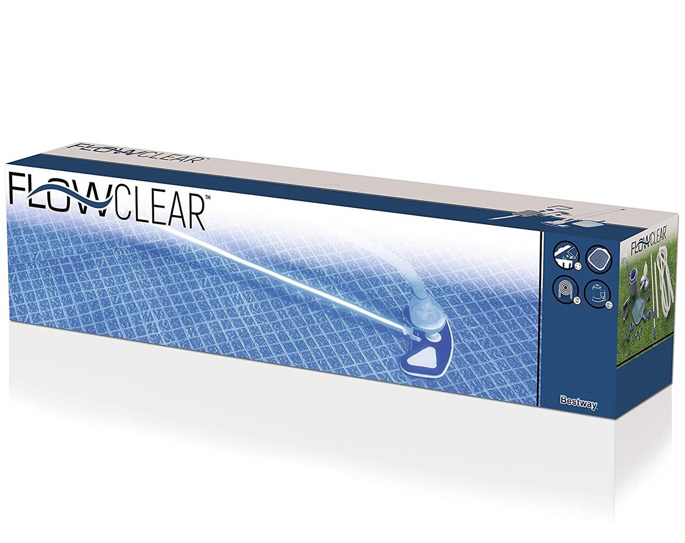 Bestway Pool Flowclear Poolpflege Set mit Poolabsauger und Zubehör, Inklusive umfangreichem Zubehör für einfache Reinigung Bild 3