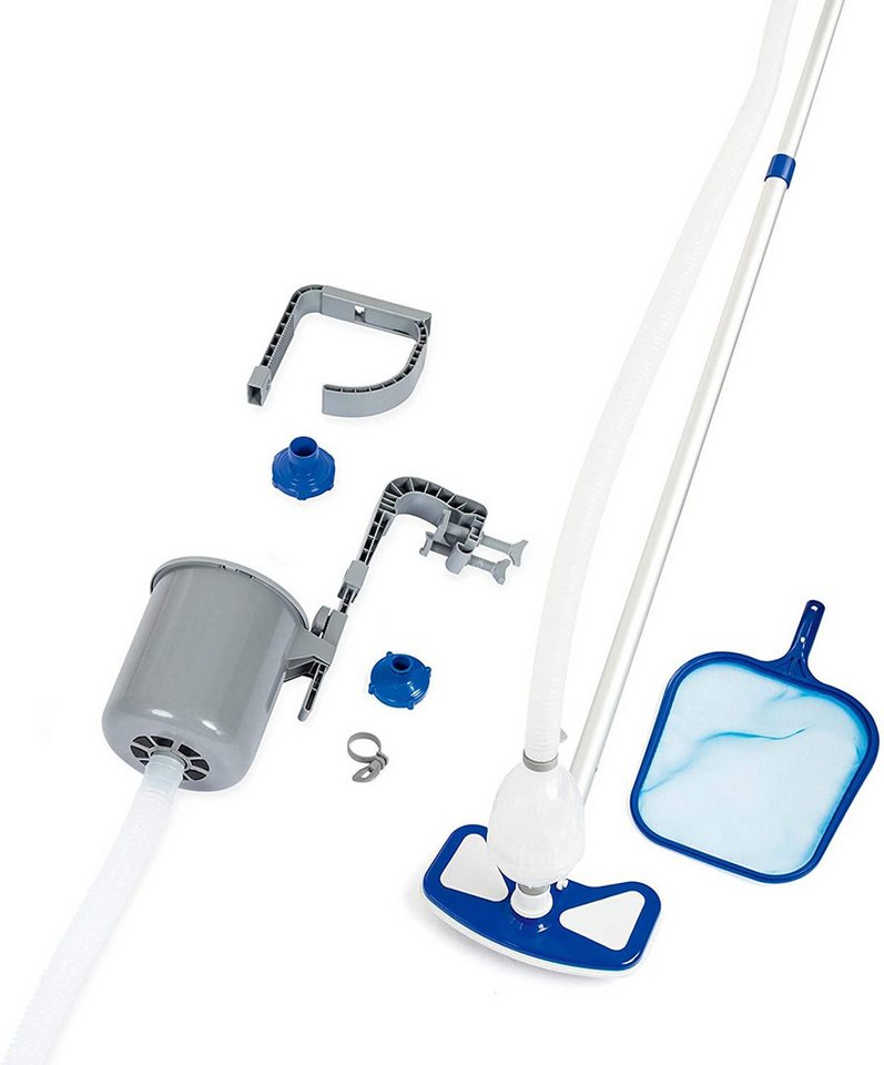 Bestway Pool Flowclear Poolpflege Set mit Poolabsauger und Zubehör, Inklusive umfangreichem Zubehör für einfache Reinigung Bild 4