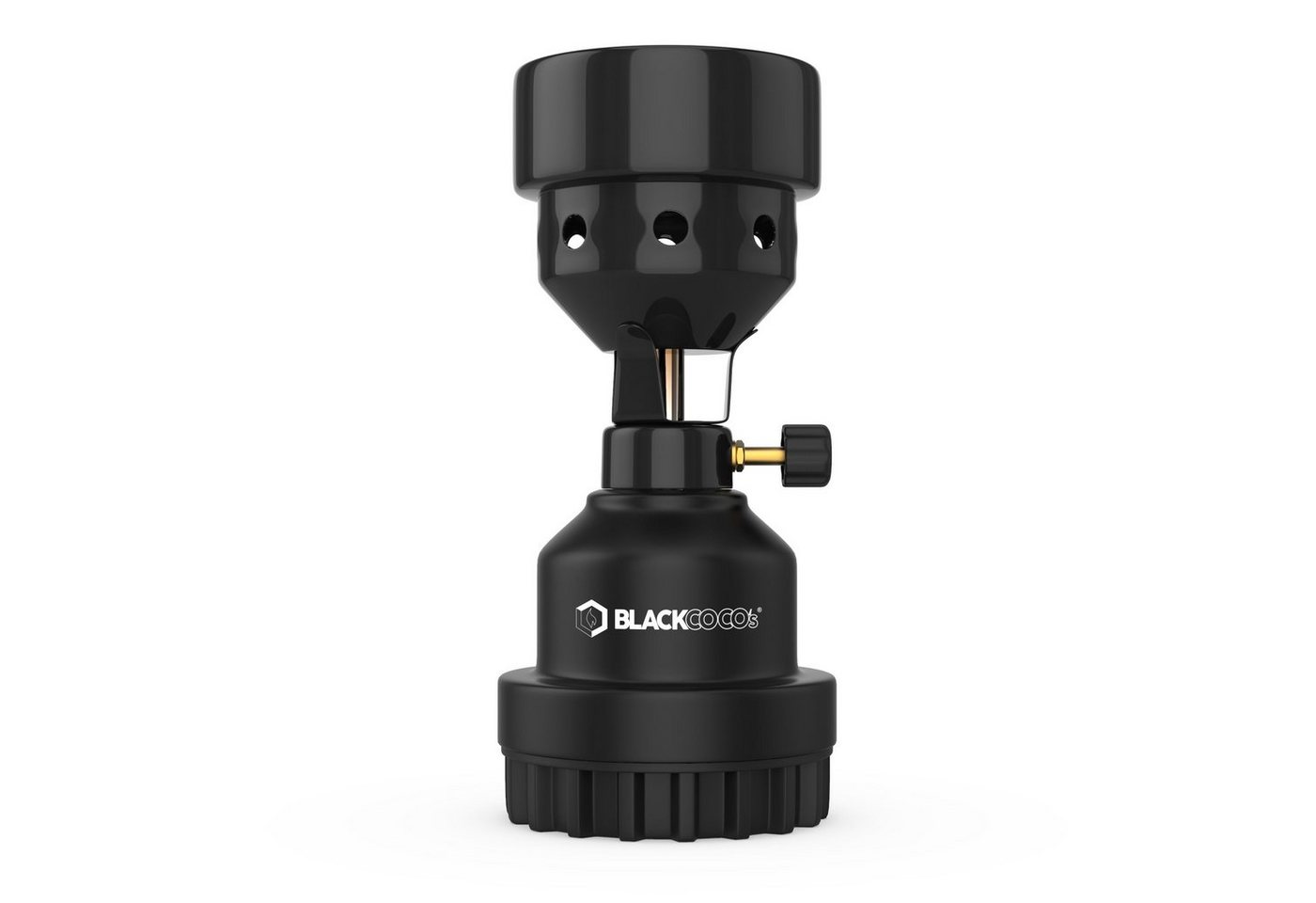 BLACKCOCO's GmbH Camping-Gasgrill SMOQUE, GAS BURNER BLACK + GAS CARTRIDGE BLACK, SET Bild 4