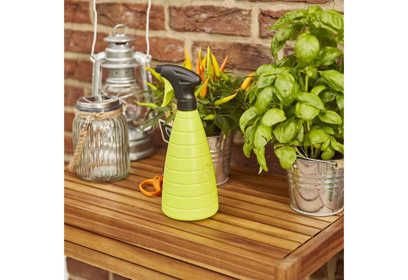 Siena Garden Sprühflasche Handsprüher 785ml grün Sprühflasche Pumpflasche Wassersprüher