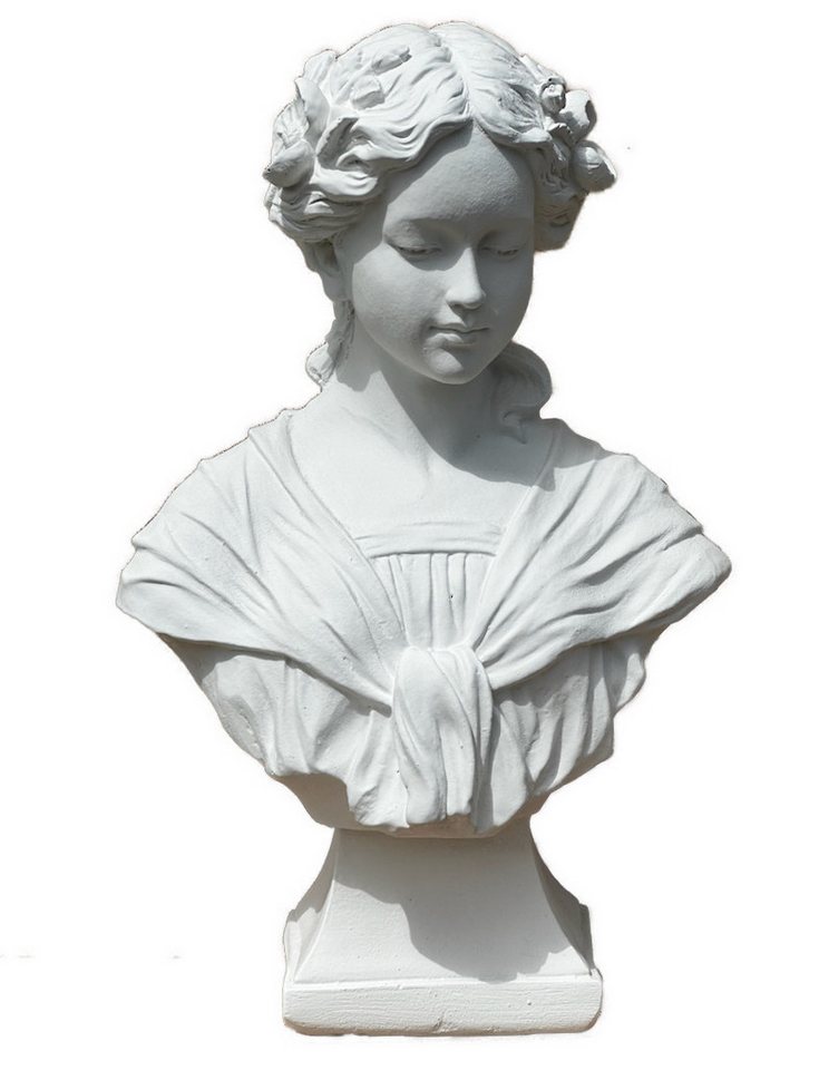 Stone and Style Gartenfigur Frostfeste Steinfigur Frauenbüste Antoinette 50cm Bild 5