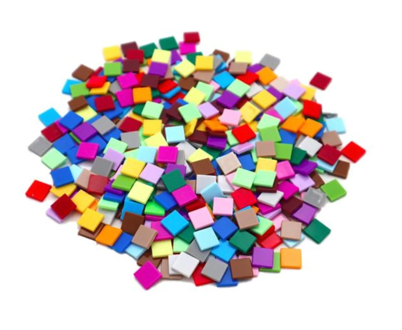 Armena Mosaikfliesen Acrylstein Acrylmosaikfliesen 10 x 10 mm 70g/Box Farbenmischung, Acryl 1x1, Farbenmischung (insgesamt 70g