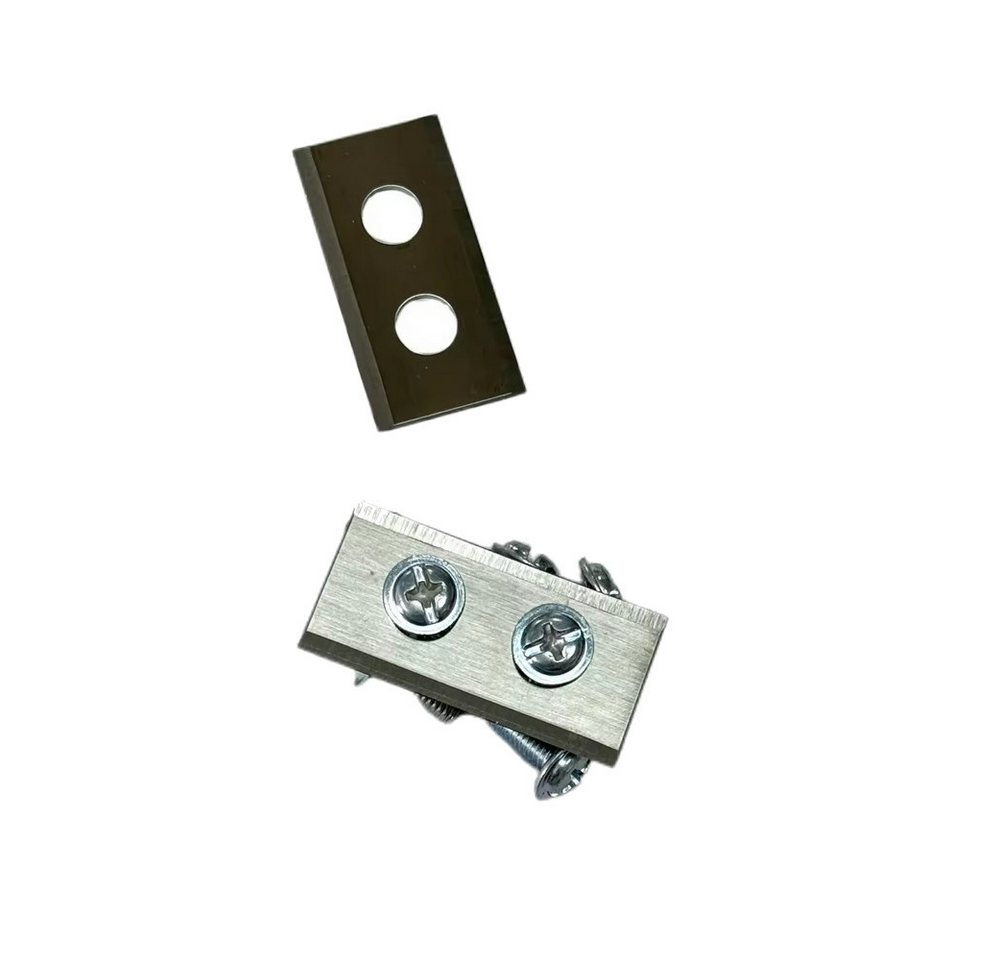 Trade-Shop Mährobotermesser Klingen (12 Stück) passend für Grizzly, Mowox, Kress Mähroboter (12-St), Farbe: Silber / Material: Edelstahl / Länge: 36mm / Dicke: 0,9mm
