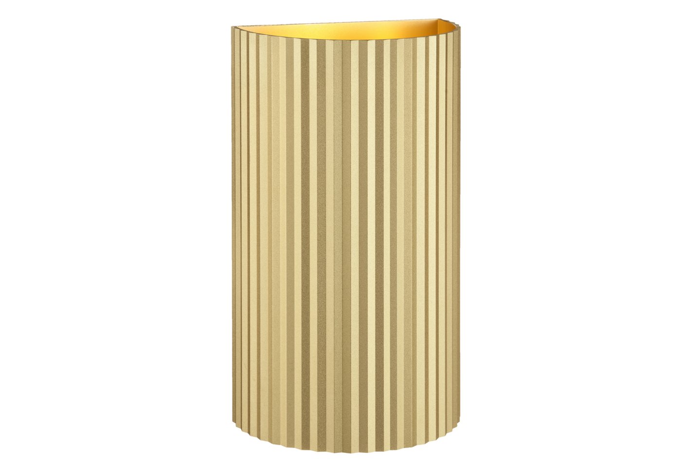 Lightbox Wandleuchte, ohne Leuchtmittel, Wandleuchte 18x10 cm, GU10, Up-Down-Light, Aluminium, matt goldfarben Bild 2