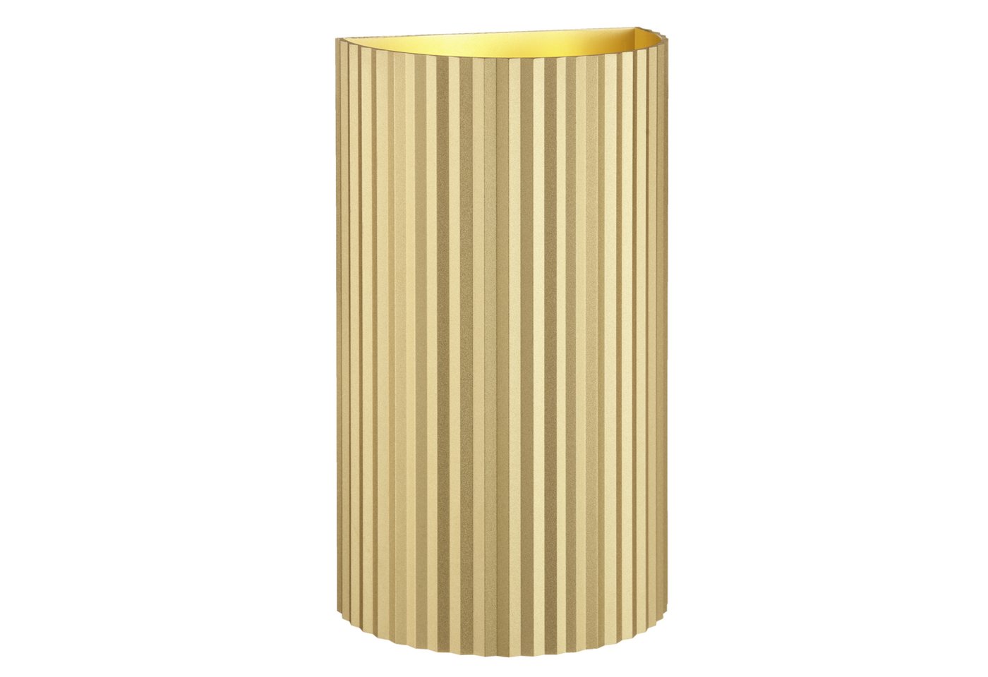 Lightbox Wandleuchte, ohne Leuchtmittel, Wandleuchte 18x10 cm, GU10, Up-Down-Light, Aluminium, matt goldfarben Bild 3