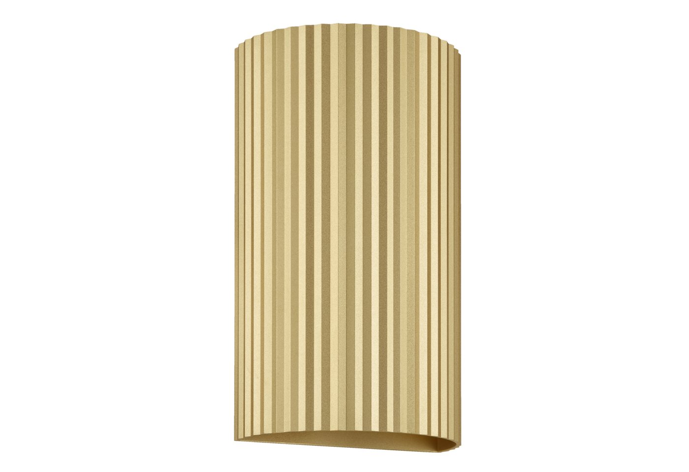 Lightbox Wandleuchte, ohne Leuchtmittel, Wandleuchte 18x10 cm, GU10, Up-Down-Light, Aluminium, matt goldfarben Bild 4