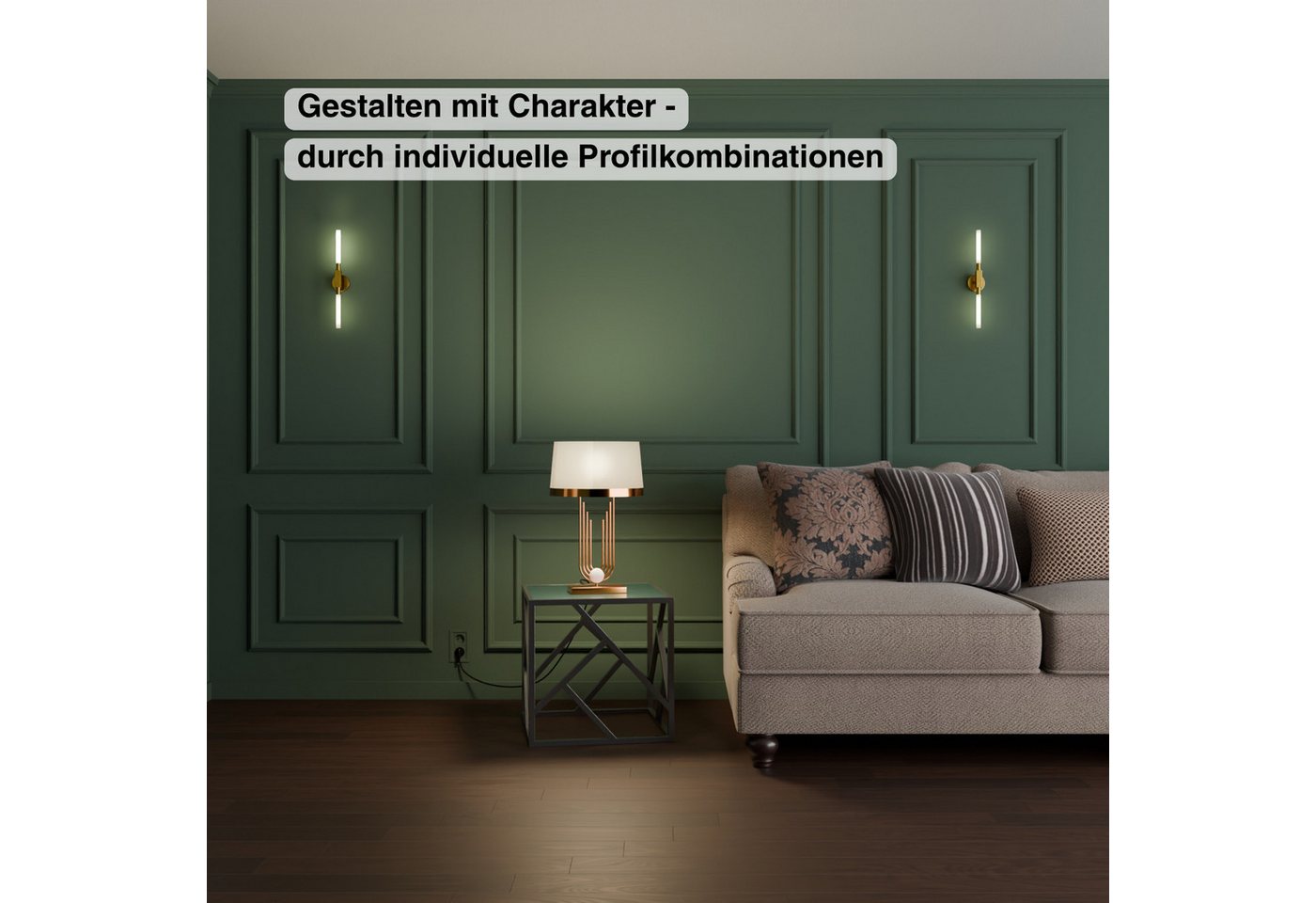 Hexim Stuckleiste RM01-D 140x60 cm, D - 140 x 60 cm, Wandrahmen Sets HDPS weiß - Auswahl an Größen für Wand, Decke, Bilder & Spiegel - Überlackierbar & leicht zu verarbeiten für individuelle Raumideen (RM01-D 140X60CM) Bild 3