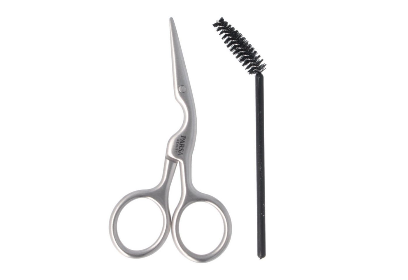 PARSA Beauty Augenbrauenschere Essential Augenbrauenschere mit Spoolie, präzises Trimmen Bild 5