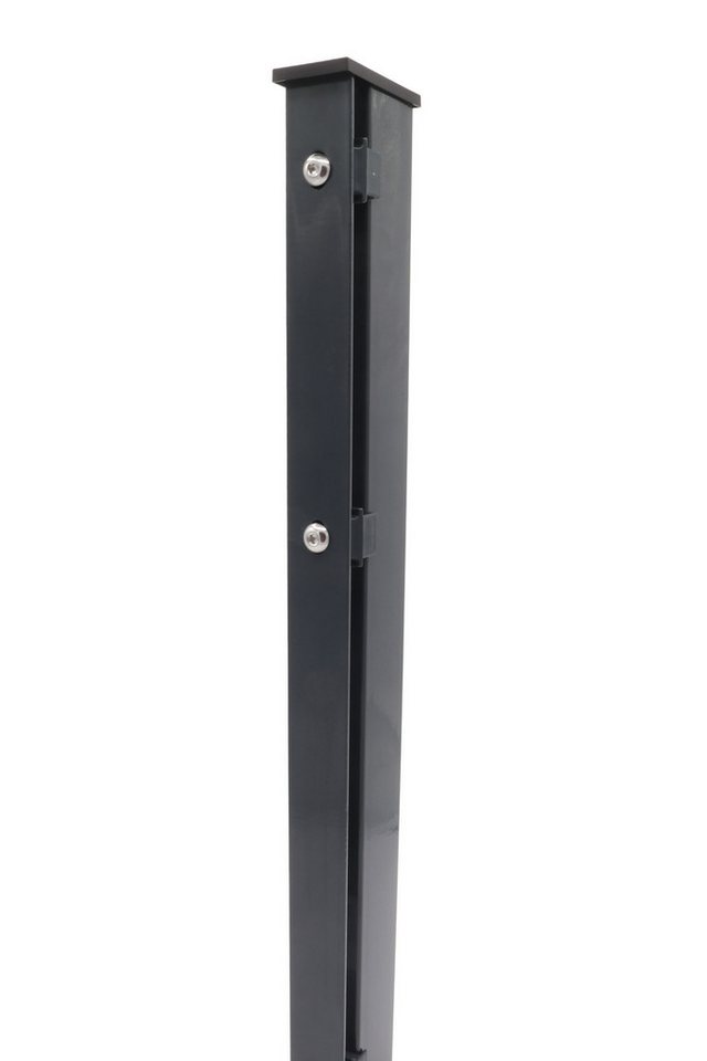 Terrasse2000 Zaunpfosten Zaunpfosten 60x40 mm mit Abdeckleiste für Zaunhöhe Anthrazit Bild 2