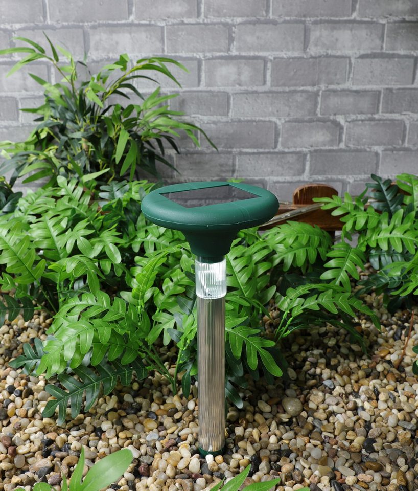 Casativo Vibrations-Tierabwehr Solar Maulwurfschreck mit LED 800m² Abwehr & Gartenleuchte Alu-Spieß, 1-tlg., 1er-Set & 3er-Set, 2-in-1 Maulwurf-Abwehr (400 Hz) mit solarbetriebener LED-Wegleuchte Bild 4