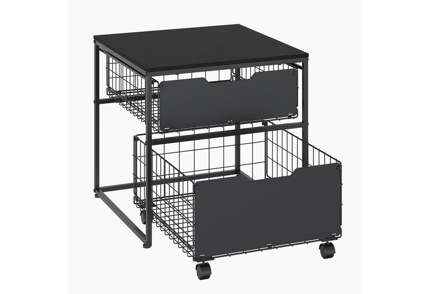 GarveeMore Küchenorganizer-Set Kühlschrankständer 55x55cm mit Schubladen, fahrbarer Trolley Bild 2