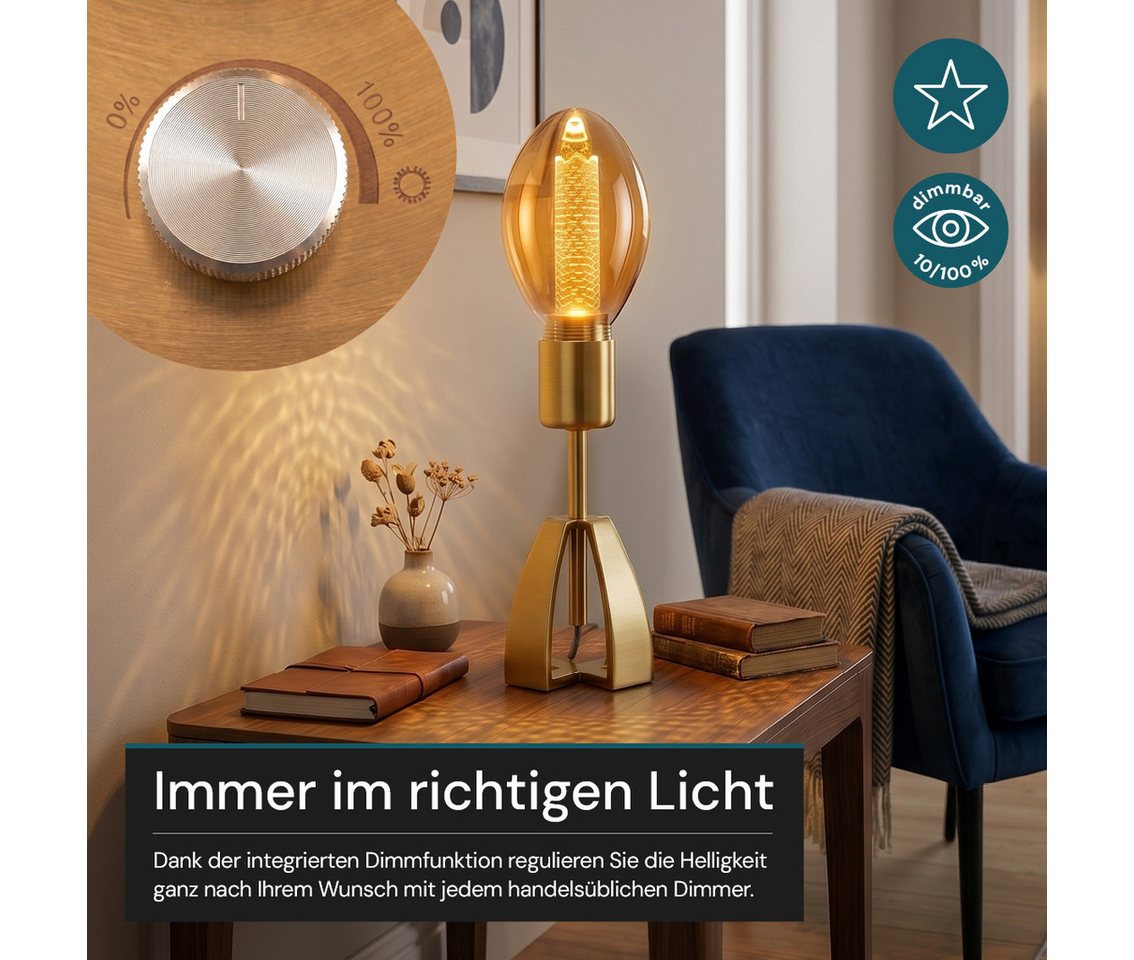 LUXULA LED-Leuchtmittel LUXULA LED-Leuchtmittel E27 3,5 W 1800 K Warmweiß, E27, Warmweiß Bild 4