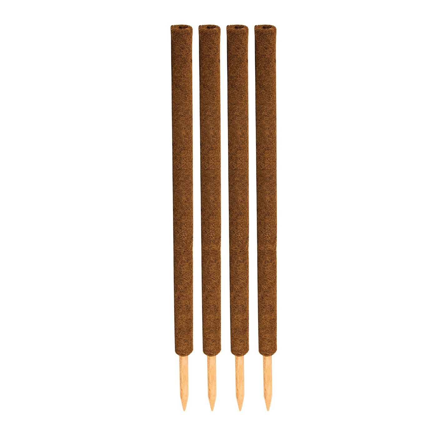 BigDean Ranksäule Kokos Pflanzstab 110 cm Rankstab Rankhilfe Blumenstab Packung, 4 St., 4 Stäbe, Rankhilfe, Monstera Rankhilfe, Pflanzstab aus Kokos, Moosstab Bild 5