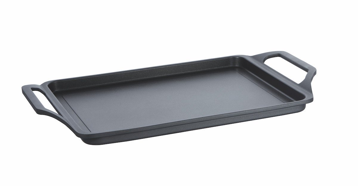 SCHULTE-UFER Grillplatte Globus (Einzelartikel, 1-St., 1 x Grillplatte), 33 x 24 cm