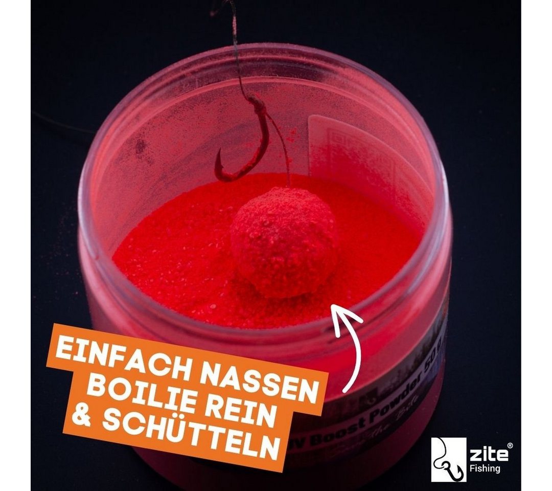 Zite Fischlockstoff UV Boost Powder Set - 5x50g Bait Dip für Karpfenangler in 5 Aromen Bild 3