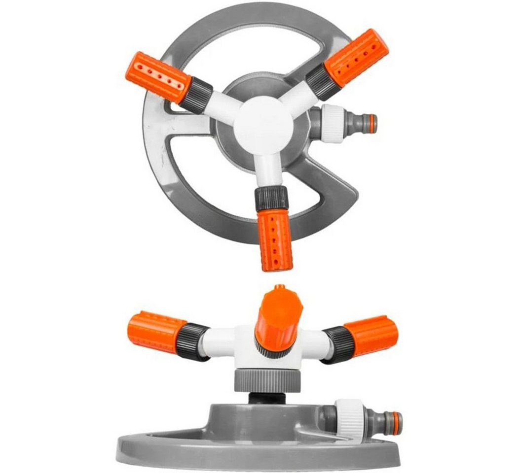 KAGM Bewässerungsbrause Drehsprenger Kreisregner Rasensprenger Sprinkler, Impulsregner, für Flächen bis 85 m² Bild 2