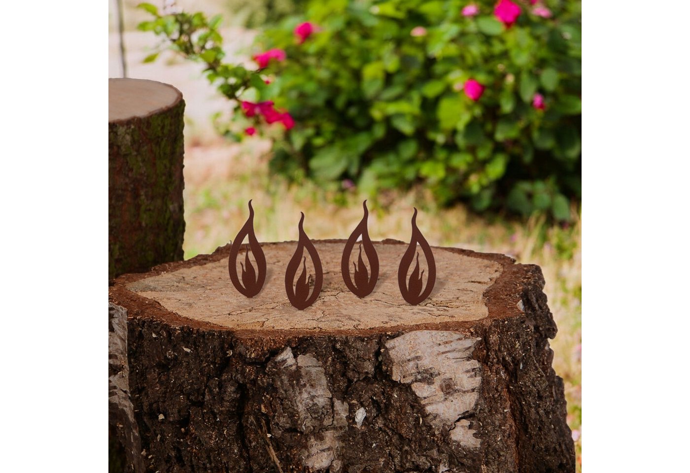 UNUS GARDEN Gartenstecker Gartenstecker Roststecker 10er Set Bild 2