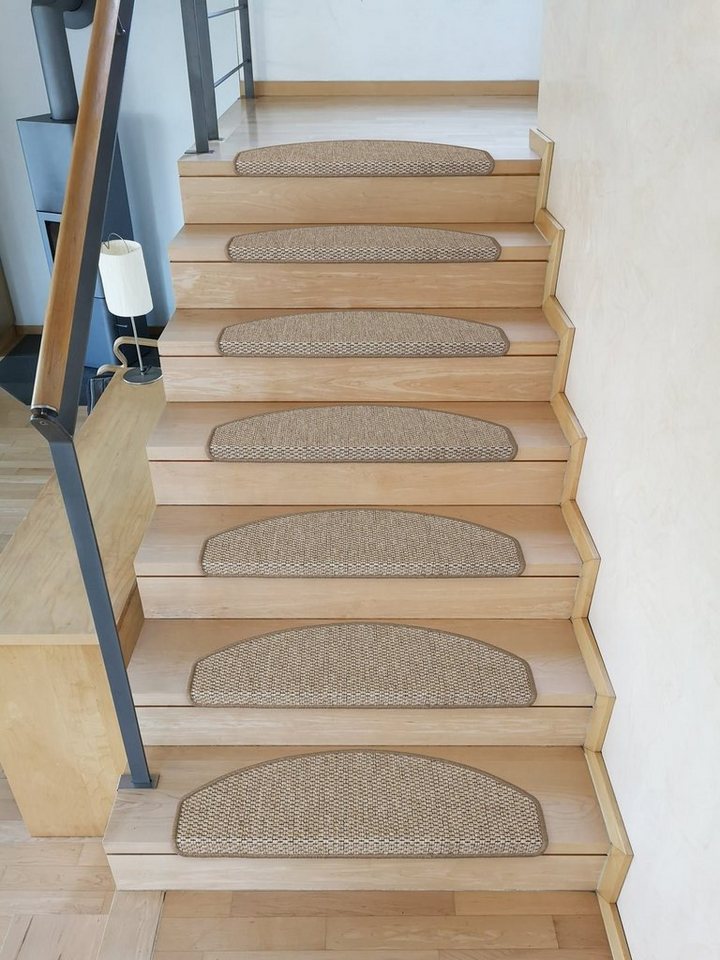 Metzker® Stufenmatte Stufenmatten Göteborg Halbrund, halbrund, Höhe: 8 mm, 18 Stück - Hellbraun Bild 5