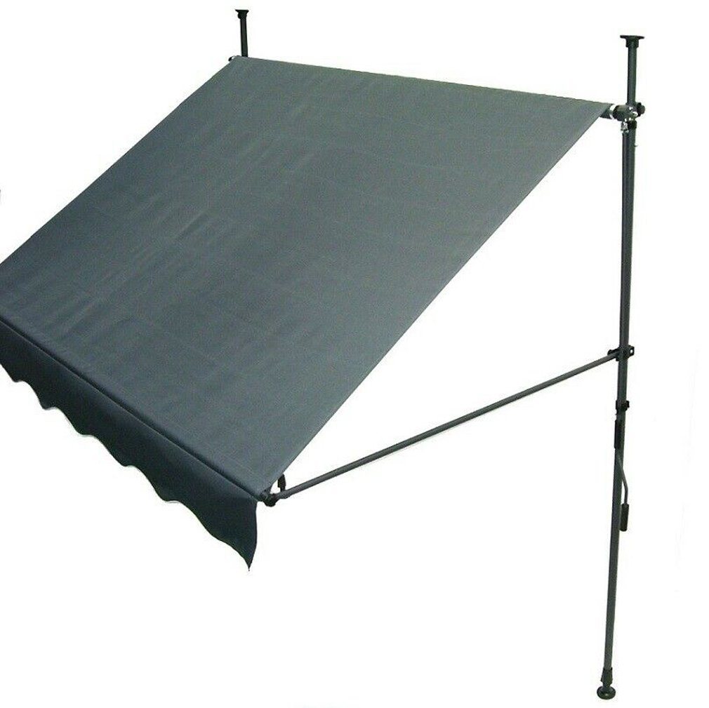 Apex Markise Markise Klemmmarkise 150cm Balkonmarkise Sonnenschutz Handkurbel