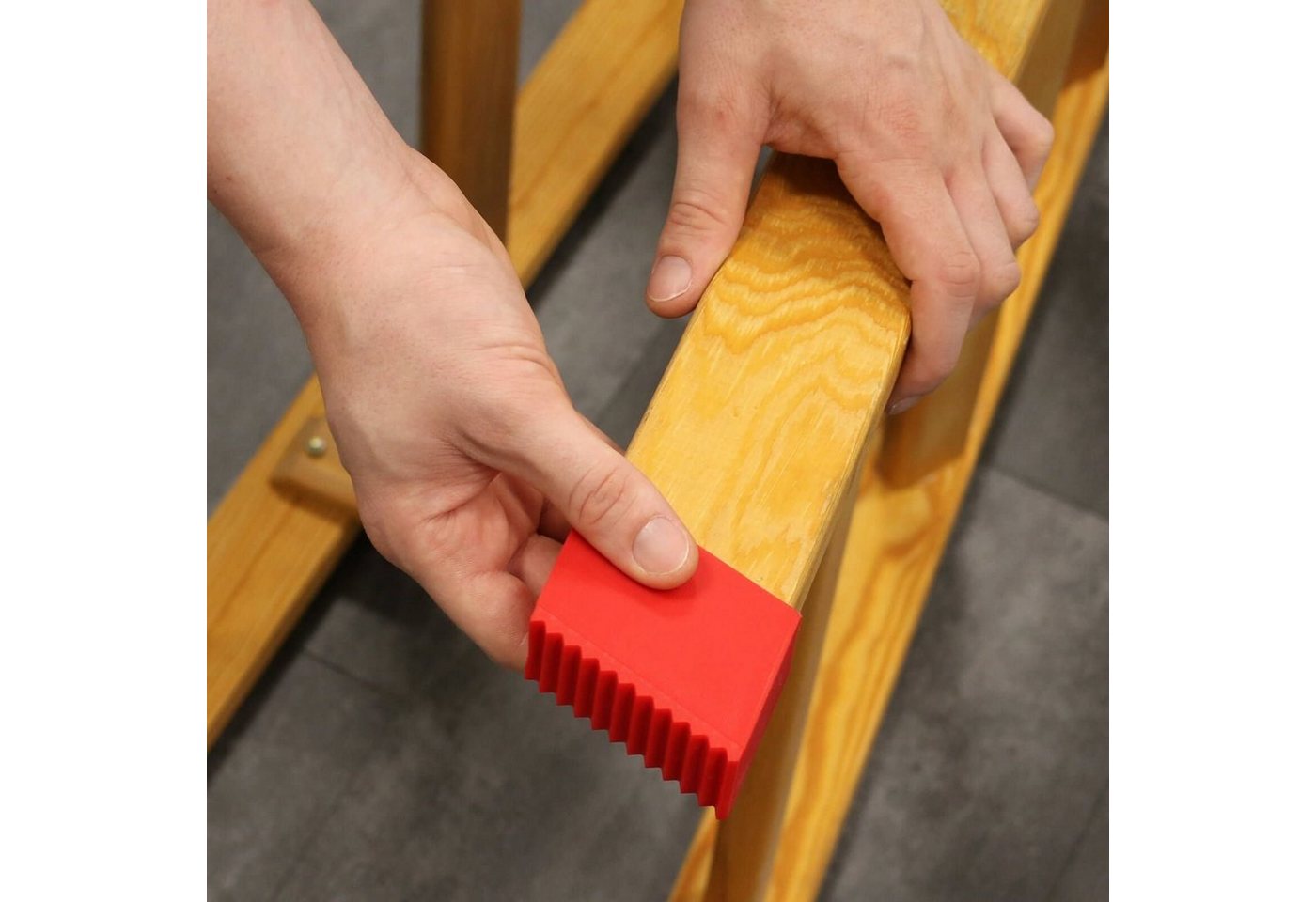 Jumbo Trittleiter Kunststofffuss für Holzleiter 4 Stück 48AWFODL (4er-Set)