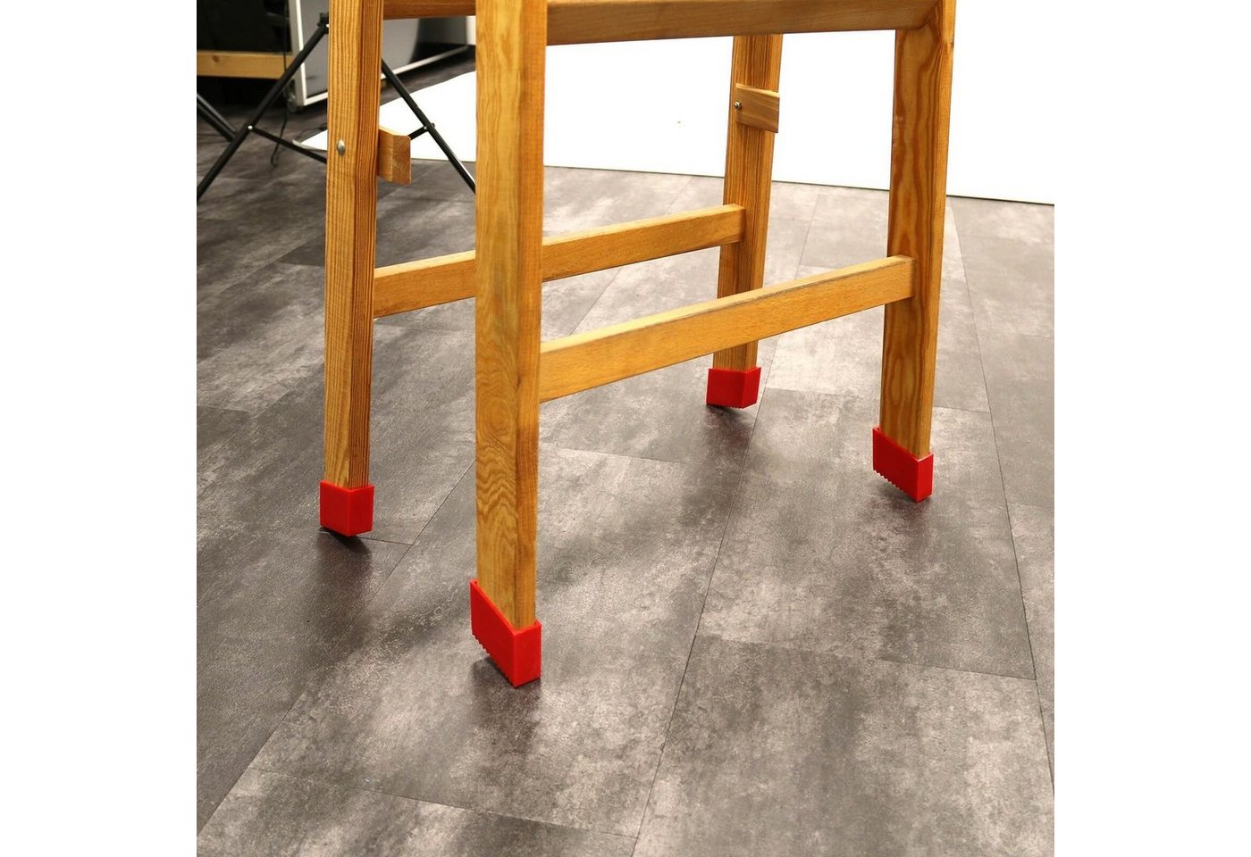 Jumbo Trittleiter Kunststofffuss für Holzleiter 4 Stück 48AWFODL (4er-Set) Bild 3