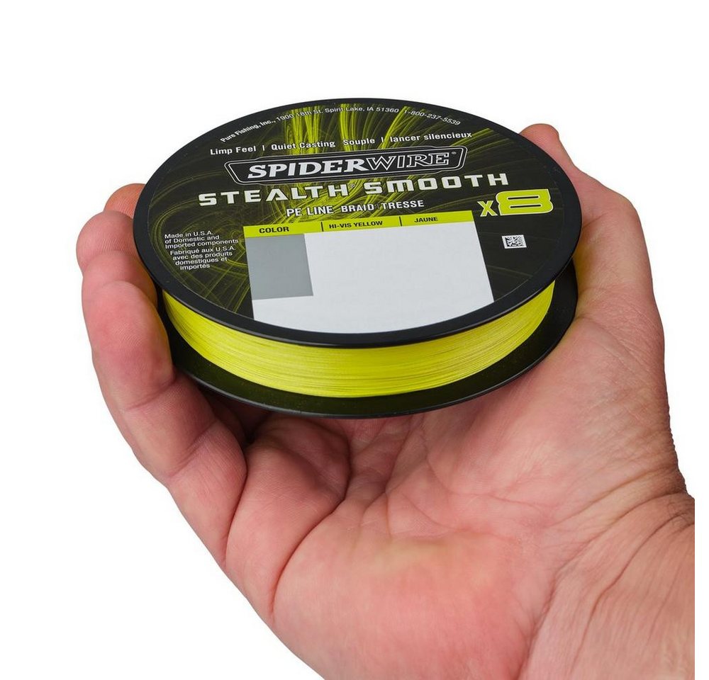 Spiderwire Angelschnur Spiderwire STEALTH SMOOTH 8 YELLOW 150m 300m, 0.07 m Länge, (150m oder 300m) Bild 2