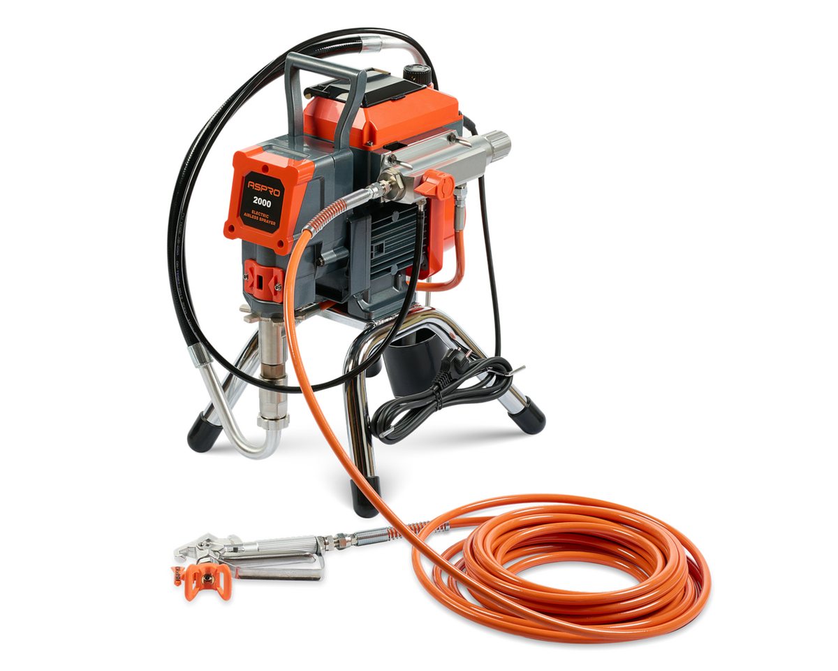 ASPRO Farbsprühgerät Aspro 2000, (Set), 2 l/min, 230 bar Maximaldruck, 1.500 W Leistung Bild 4