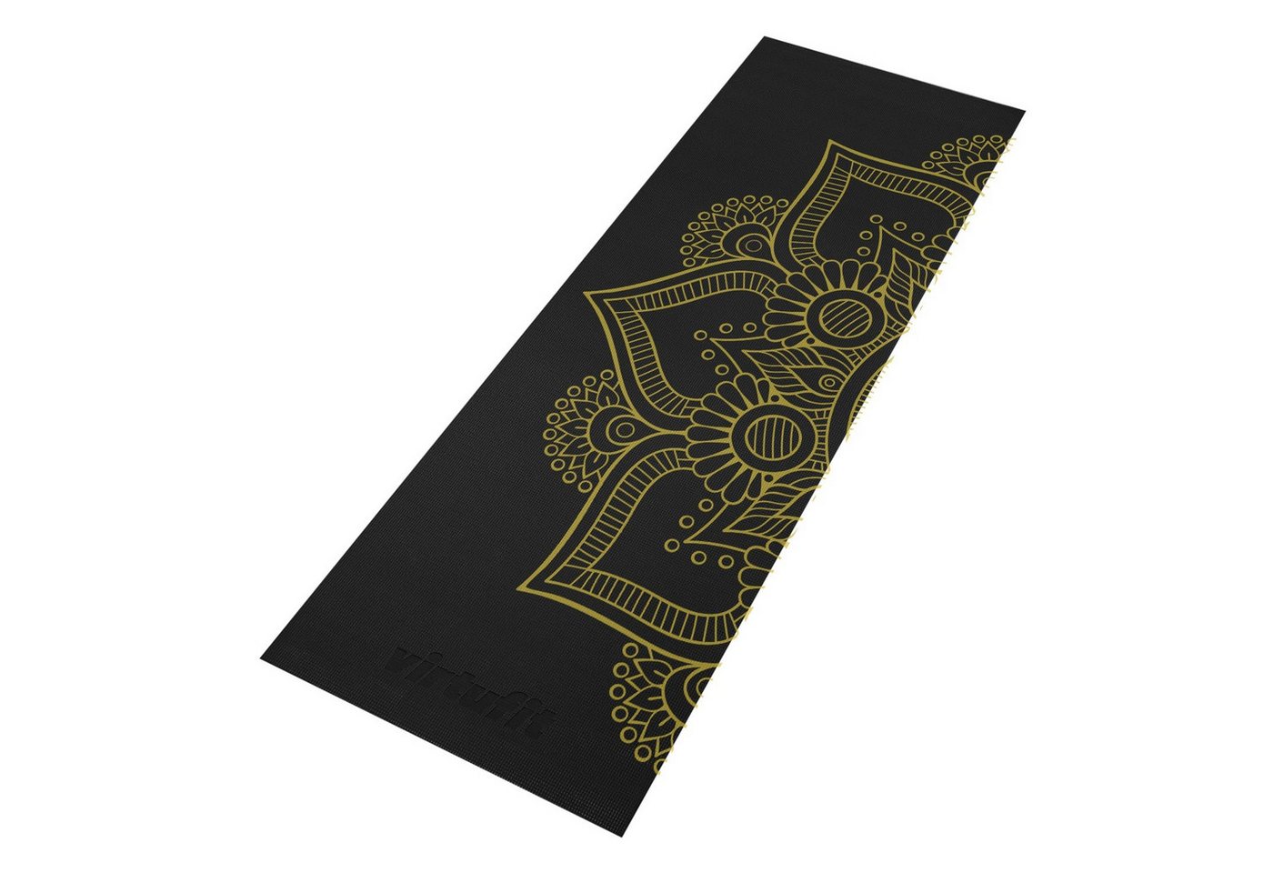 VirtuFit Yogamatte VirtuFit Premium Yogamat 183 x 61 x 0,4 cm Schwarz Mandala Bild 5